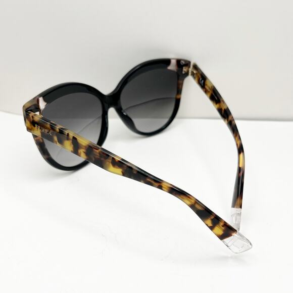 Furla by De Rigo Full Rim Cat Eye Sunglasses in Black - Picture 3 of 7